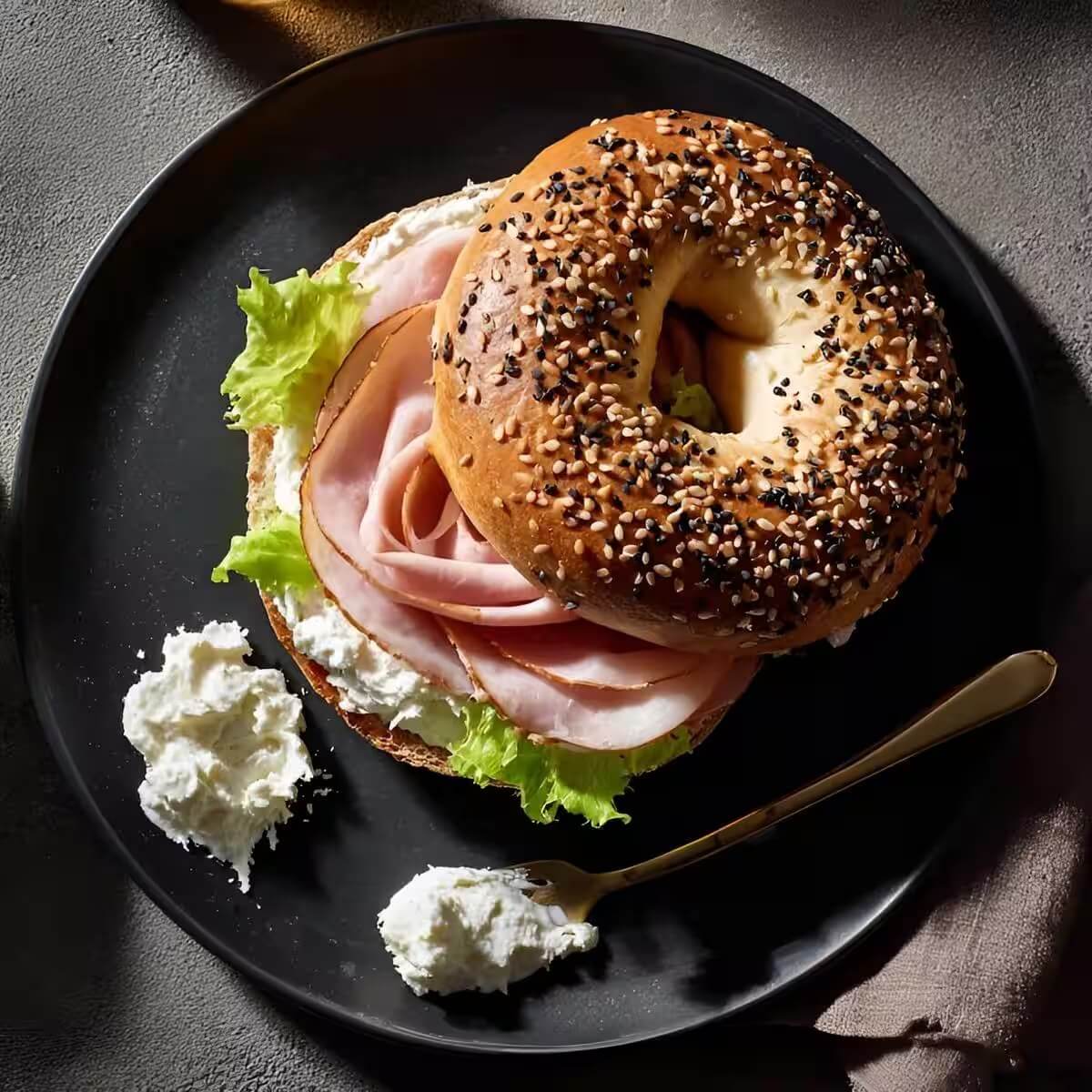 Ham & Cheese Bagel