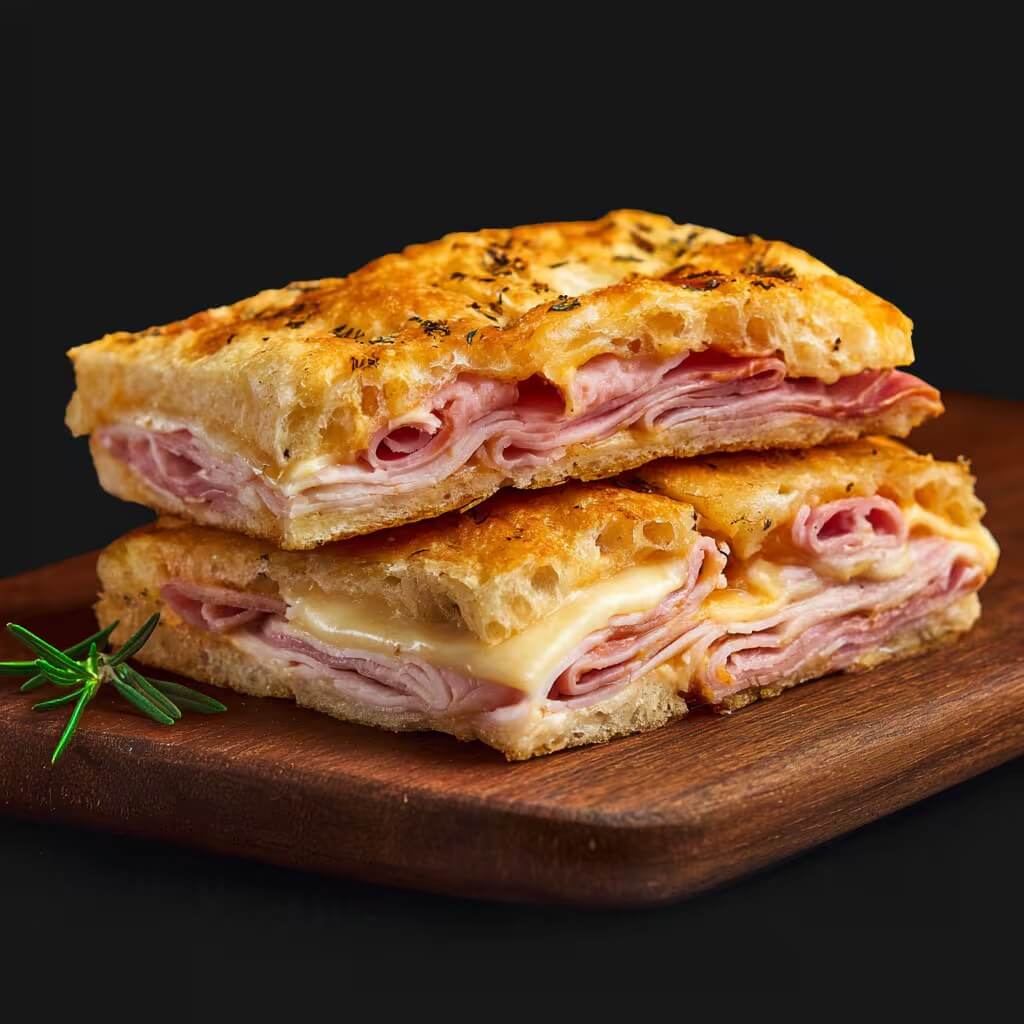 Oink & Melt — Ham & Cheese Sandwich