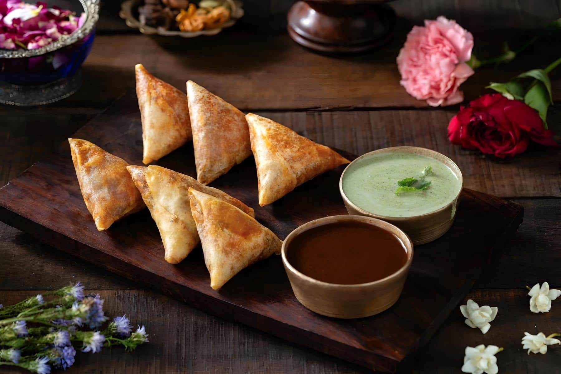 Mutton Keema Samosas
